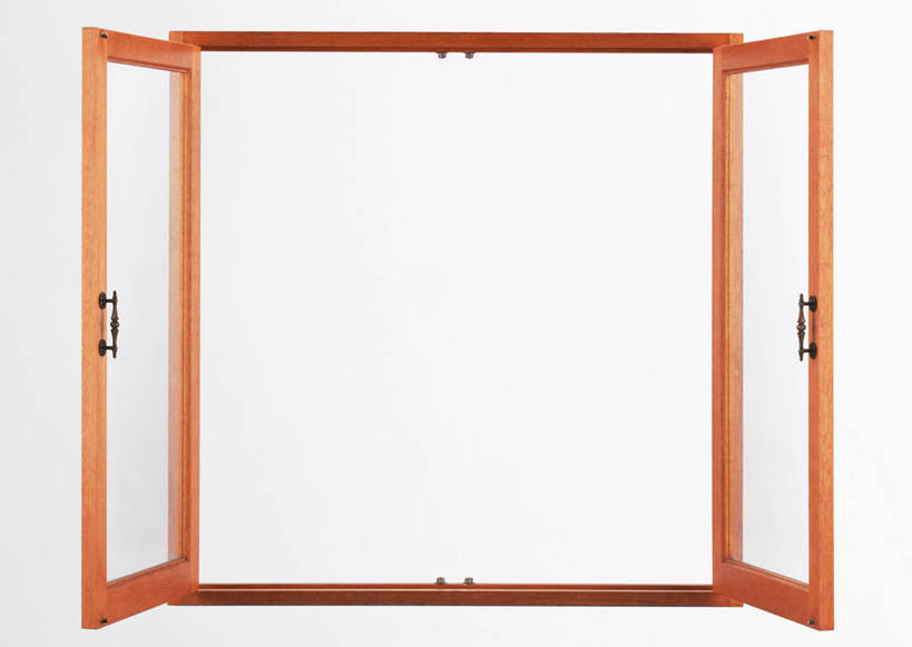 无人,横图,室内,特写,白天,白色背景,正面,窗户,静物,金属制品,金属,木制,棕色,玻璃窗,把手,木制品,打开,摄影,影棚,开启,一扇,拉手,彩图,影棚拍摄,拍摄