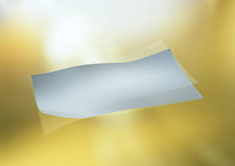 无人,横图,俯视,室内,特写,白天,一张,阴影,黄色背景,曲折,弯曲,反射,纹路,纹理,影子,纸,复印纸,纸张,白色,摄影,蜿蜒,影棚,肌理,空白,彩图,高角度拍摄,影棚拍摄,拍摄