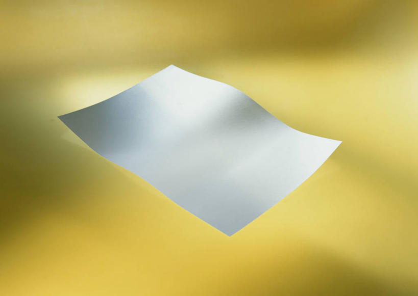 无人,横图,俯视,室内,特写,白天,一张,阴影,黄色背景,曲折,弯曲,反射,纹路,纹理,影子,纸,复印纸,纸张,白色,摄影,蜿蜒,影棚,肌理,空白,彩图,高角度拍摄,影棚拍摄,拍摄