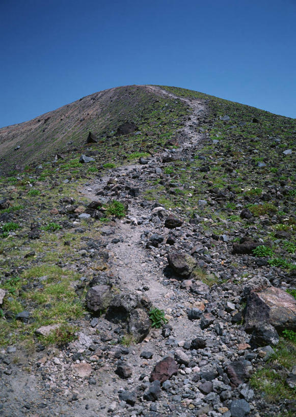 无人,公园,竖图,室外,白天,仰视,旅游,度假,草地,草坪,美景,山,山脉,植物,道路,路,北海道,日本,亚洲,阴影,曲折,弯曲,光线,影子,景观,山峰,小路,交通,山峦,娱乐,草,蓝色,绿色,蓝天,天空,阳光,自然,群山,天,享受,休闲,景色,放松,蜿蜒,晴朗,自然风光,东亚,万里无云,日本国,北海道地方,北海道岛,国立公园,晴空,晴空万里,彩图,低角度拍摄,大雪山国立公园