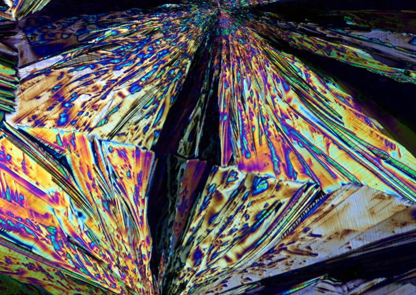 无人,横图,彩色,室内,特写,白天,正面,黑色背景,纹路,纹理,水晶,五颜六色,色彩斑斓,五彩缤纷,肌理,水晶制品,五彩斑斓,五光十色,显微图片,彩图