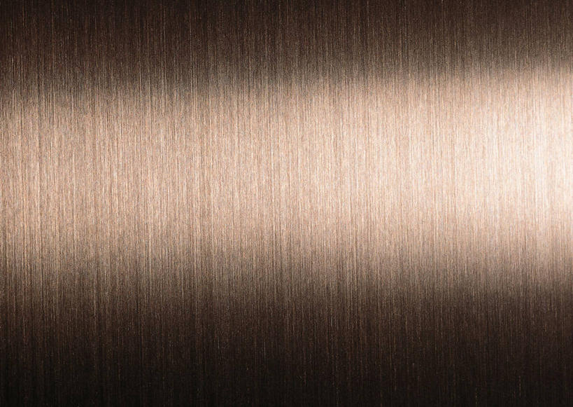 无人,横图,室内,特写,白天,正面,光晕,装修,静物,金属制品,阴影,不锈钢,光线,光泽,纹路,金属,材料,纹理,影子,褐色,光芒,装潢,华丽,光滑,金属拉丝,金属面板,拉丝,润滑,肌理,美观,雅致,雅观,滑腻,平滑,防锈,彩图,不锈耐酸钢,金属拉丝工艺,金属饰面板