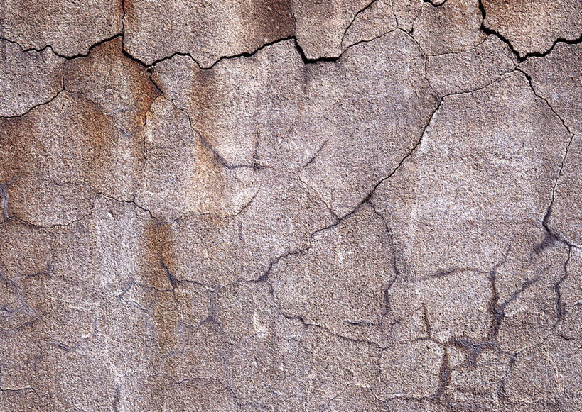 无人,横图,室外,特写,白天,正面,建材,建筑,静物,缝隙,裂缝,裂痕,纹路,材料,纹理,墙,混凝土,棕色,水泥,墙壁,墙面,建造,肌理,彩图