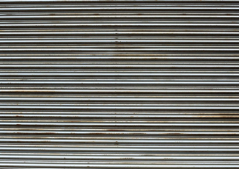 无人,横图,室外,特写,白天,正面,建材,建筑,静物,一排,条纹,整齐,钢材,纹路,金属,材料,纹理,线条,墙,墙壁,墙面,排列,灰色,建造,镀锌钢板,钢板,镀锌,队列,肌理,彩图,镀锌板,防腐