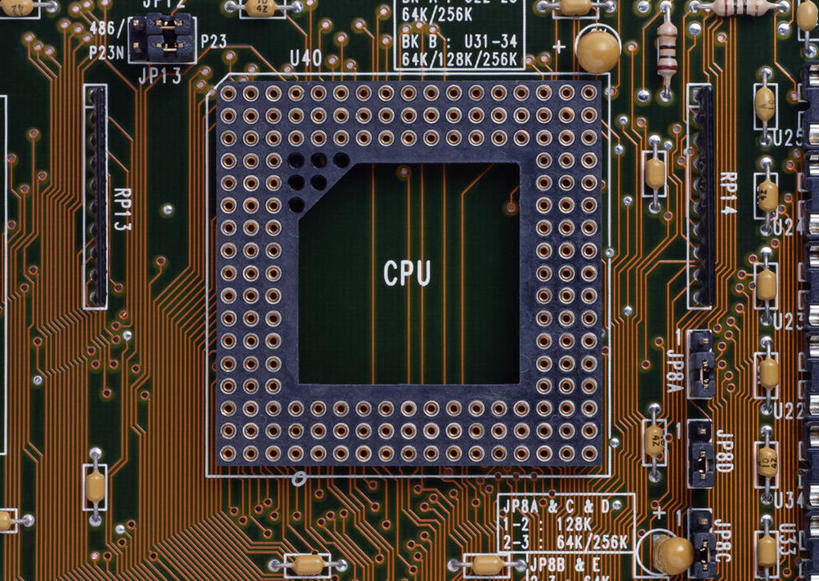 心脏,无人,横图,俯视,室内,特写,白天,静物,主板,纹路,电路板,纹理,线路板,芯片,集成电路板,中央处理器,插槽,印刷电路板,运算,集成电路,核心,处理器,母板,肌理,PCB板铝基板,PCB电路板,超薄电路板,超薄线路板,高频板,计算机,彩图,高角度拍摄