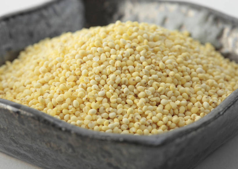 无人,横图,俯视,室内,特写,白天,白色背景,一堆,许多,阴影,堆叠,堆积,朦胧,模糊,反射,影子,陶瓷,谷物,陶瓷制品,一个,黄色,黑色,容器,碗,粟米,摄影,影棚,单个,储藏,堆,储存,小米,谷子,粟,粢米,彩图,高角度拍摄,影棚拍摄,拍摄,贮存