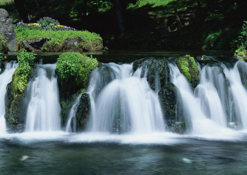 无人,横图,室外,白天,正面,旅游,度假,河流,石头,美景,瀑布,森林,树林,水,植物,北海道,日本,亚洲,飞溅,朦胧,模糊,溅,石子,液体,河水,景观,水滴,水流,青苔,苔藓,娱乐,水珠,树,树木,绿色,小溪,自然,溪水,享受,休闲,景色,放松,生长,成长,喷洒,自然风光,东亚,沉积岩,日本国,北海道地方,北海道岛,虻田郡,水成岩,跌水,石块,岩石,彩图,胆振综合振兴局,后志综合振兴局,京极町,振兴局,胆振支厅,道央