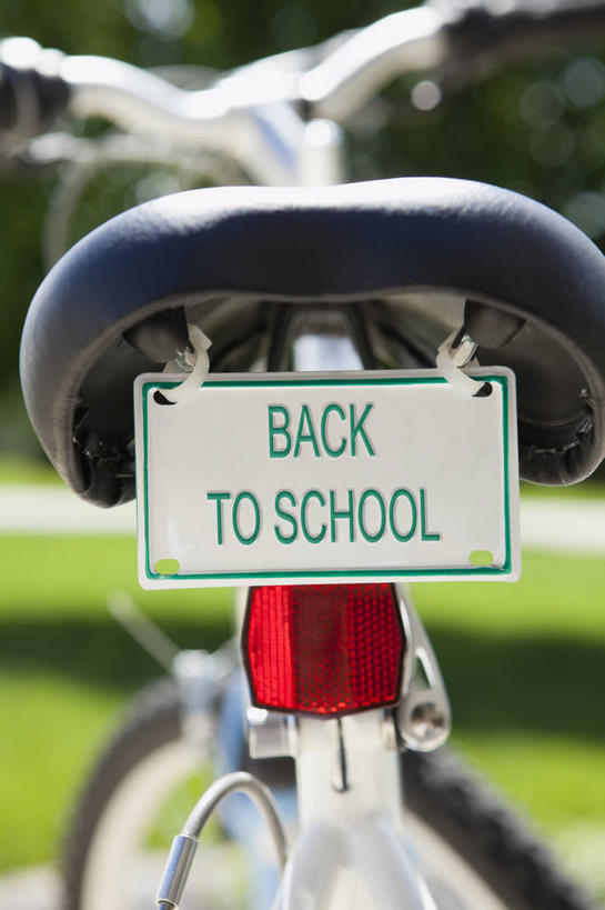 无人,竖图,室外,特写,白天,正面,草地,草坪,植物,自行车,一辆,阴影,朦胧,模糊,光线,英文,标志,文字,影子,字符,字母,标识,车,脚踏车,草,树,树木,绿色,阳光,自然,交通工具,车牌,凭证,生长,成长,英文字母,载具,牌照,行车凭证,彩图