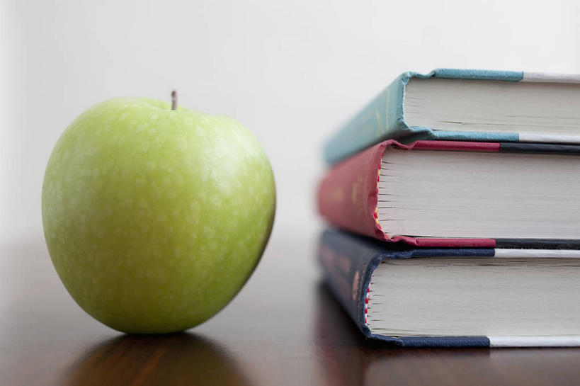 无人,横图,室内,特写,白天,白色背景,正面,桌子,苹果,书籍,水果,一排,阴影,新鲜,整齐,反射,影子,生食,食品,果实,书桌,食物,排列,一个,绿色,教科书,课桌,青苹果,三本,摄影,有机食品,绿色食品,影棚,单个,课本,堆,教材,队列,书,图书,彩图,影棚拍摄,拍摄