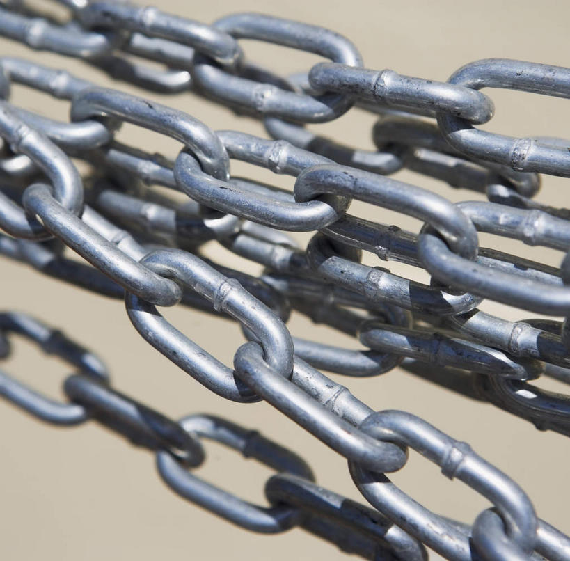 无人,横图,室内,特写,白天,正面,静物,金属制品,连接,组合,金属,锁链,链接,紧固,拼接,拼凑,拼合,凑集,聚合,撮合,链结,牢固,彩图
