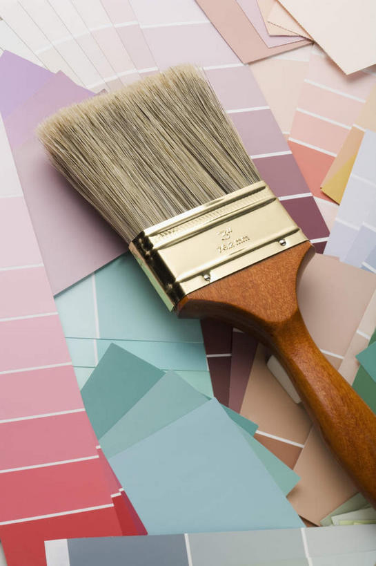 无人,竖图,俯视,彩色,室内,特写,白天,装修,静物,系统,装潢,一个,粉刷,刷子,比较,色彩,颜色,摄影,影棚,单个,对比,油漆,色阶卡,色卡,颜色卡,涂料,色板,选择,标准,比色卡,色标卡,彩图,高角度拍摄,影棚拍摄,拍摄