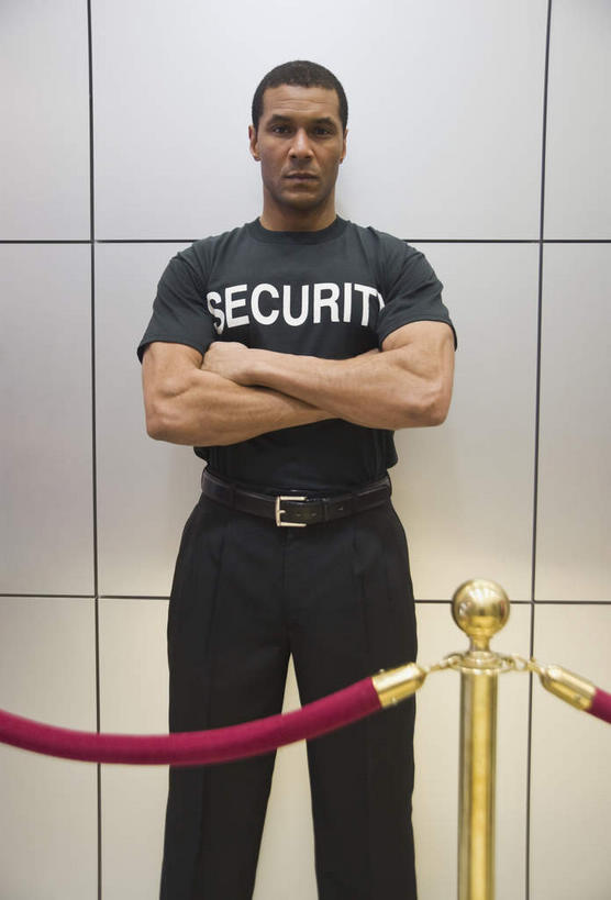 西方人,一个人,警卫,栏杆,站,双手交叉,竖图,室内,白天,正面,工作服,制服,欧洲,欧洲人,仅一个男性,仅一个人,仅一个中年男性,阴影,反射,英文,标志,文字,影子,字符,字母,围栏,注视,标识,护栏,观察,看,站着,观看,英文字母,察看,双手抱胸,关注,保镖,工作制服,保镳,男人,男性,中年男性,白种人,站立,半身,彩图,工作套服,挂绳礼宾杆,栏杆柱,礼宾带,礼宾杆,礼宾杆围栏,礼宾栏,礼宾绳,礼宾柱