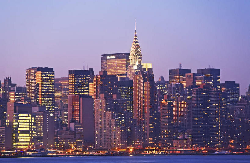 无人,高楼大厦,横图,全景,室外,白天,正面,旅游,度假,河流,日落,水,天际线,标志建筑,城市,大厦,地标,建筑,摩天大楼,纽约,美国,河水,水流,晚霞,霞光,落日,曼哈顿,娱乐,建设,黄昏,享受,休闲,旅游胜地,彩霞,放松,北美,北美洲,美洲,克莱斯勒大厦,纽约州,帝国之州,帝国州,克莱斯勒大楼,北亚美利加洲,亚美利加洲,斯勒大厦,夕照,夕阳,彩图,大楼,高层建筑,高楼,摩天楼,曼哈顿岛,斜阳