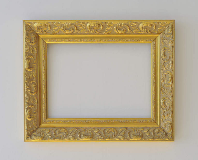 无人,横图,室内,特写,白天,白色背景,正面,静物,相框,吊挂,悬挂,木制,墙,挂,墙壁,墙面,画框,一个,木制品,金色,摄影,影棚,单个,彩图,影棚拍摄,拍摄