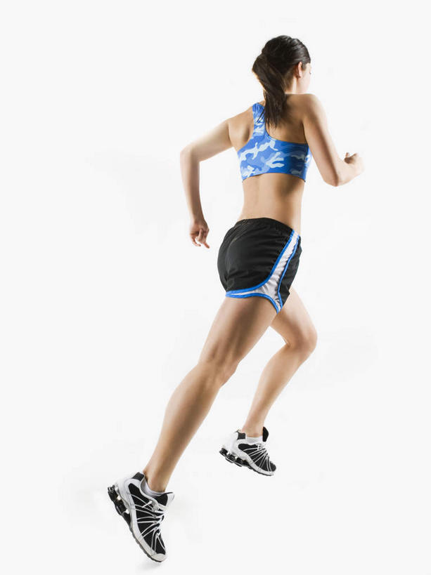 西方人,一个人,运动员,跑,竖图,室内,白天,白色背景,锻炼,运动,欧洲,欧洲人,仅一个年轻女性,仅一个女性,仅一个人,服装,背心,背面,衣服,摄影,服饰,影棚,衣着,穿着,衣饰,露脐装,体育,年轻女性,女人,女性,白种人,体育运动员,运动选手,跑步,彩图,全身,影棚拍摄,健身,拍摄