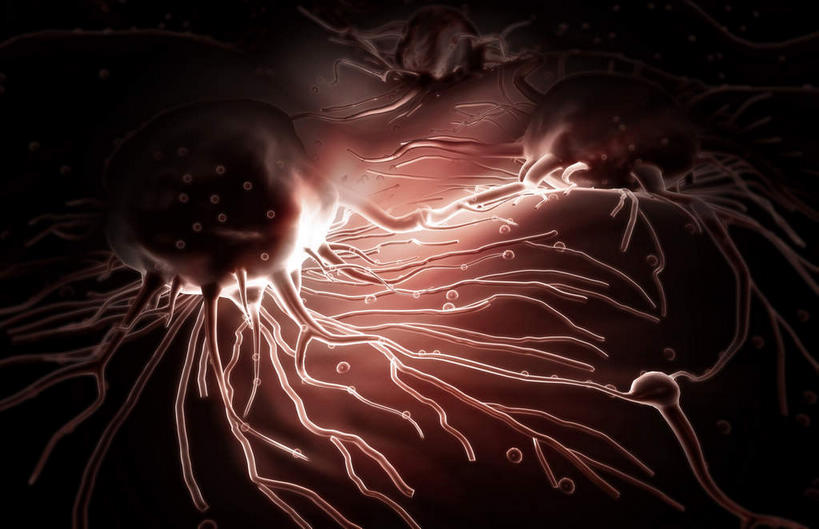 无人,横图,室内,白天,正面,数码,科技,静物,许多,阴影,黑色背景,网络,医学,细胞,高光,几何,计算机图形,合成,红色,人体,电脑合成图,数码合成图,疾病,生物学,肿瘤,癌症,癌细胞,生理学,写实,具体,具象,彩图