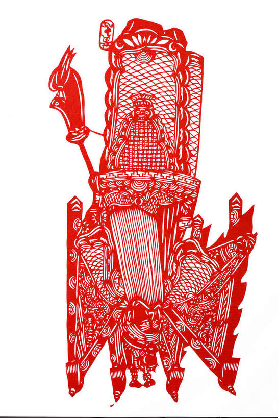 无人,竖图,室内,特写,白天,白色背景,正面,静物,一张,艺术,纸艺,手工艺品,文化,红色,纸制品,工艺品,剪纸,高雅,窗花,自信心,品位,剪画,刻纸,彩图