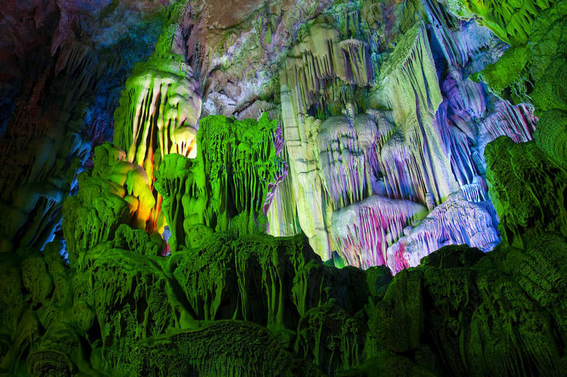 无人,横图,室内,白天,正面,旅游,度假,石头,美景,桂林,中国,亚洲,纹路,纹理,洞,景观,娱乐,绿色,自然,享受,休闲,景色,放松,洞穴,广西,自然风光,东亚,钟乳石,穴,石钟乳,广西壮族自治区,肌理,中华人民共和国,桂林市,桂,华南地区,石块,岩石,彩图,芦笛岩