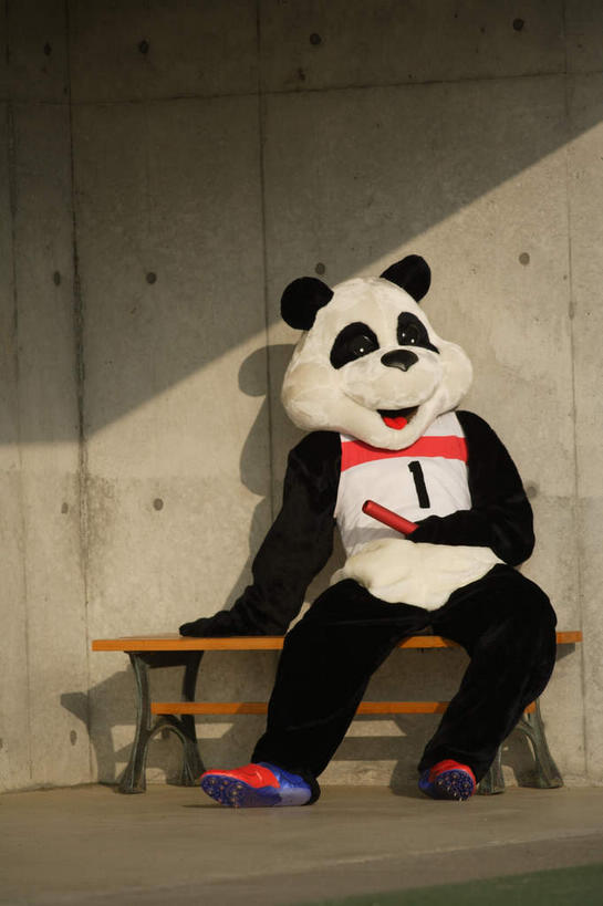 东方人,一个人,坐,笑,微笑,露齿笑,竖图,室外,白天,正面,运动服,运动鞋,锻炼,运动,野生动物,熊猫,鞋子,椅子,亚洲,仅一个男性,仅一个人,握,阴影,服装,光线,标志,接力棒,数字,文字,影子,字符,木椅,墙,躺椅,地面,拿,拿着,扭头,注视,黄种人,标识,墙壁,墙面,仅一个年轻男性,衣服,红色,阳光,动物,观察,看,转头,可爱,模仿,握着,阿拉伯数字,服饰,活泼,观看,察看,模拟,衣着,穿着,关注,大熊猫,演出服,猫熊,衣饰,摹拟,体育,男人,男性,年轻男性,亚洲人,坐着,彩图,全身,健身,运动装