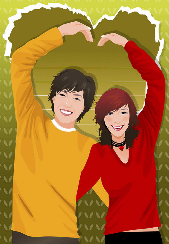 无人,两个人,家庭,夫妻,站,竖图,插画,室内,白天,正面,爱情,数码,科技,橙色背景,阴影,爱心,网络,高光,几何,计算机图形,浪漫,合成,图画,注视,画,黄色,红色,观察,看,站着,温暖,温馨,心形,一家人,恩爱,恋人,观看,电脑合成图,数码合成图,和睦,察看,关注,漫画,写实,具体,具象,男人,男性,年轻男性,年轻女性,女人,女性,年轻人,心型,夫妇,情侣,站立,半身,彩图,伴侣,融洽,短发