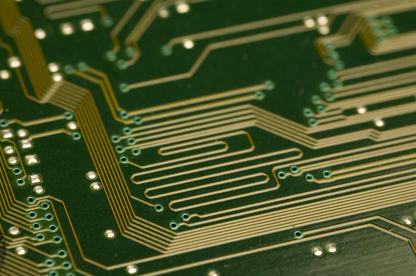 无人,横图,室内,特写,白天,正面,静物,朦胧,模糊,电路板,绿色,线路板,印刷电路板,PCB板铝基板,PCB电路板,超薄电路板,超薄线路板,高频板,彩图