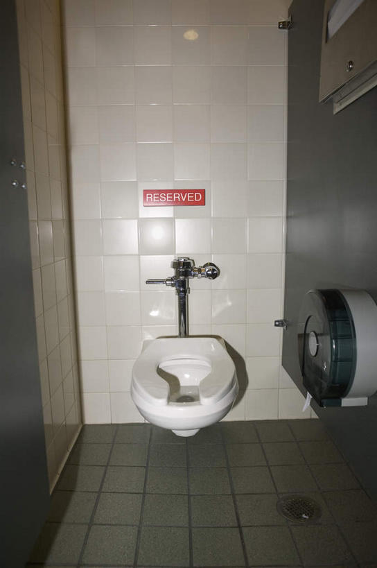 无人,竖图,室内,白天,正面,生活用品,卫生间,洗手间,阴影,反射,瓷砖,地砖,影子,纸,马桶,墙,地面,墙壁,墙面,纸巾,日用品,座便器,卫生纸,卫浴,子孙桶,生活用纸,厕所,彩图