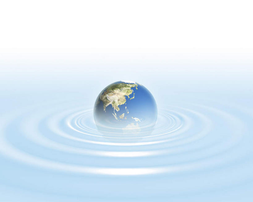 横图,俯视,室内,特写,白天,抽象,数码,科技,水,阴影,波纹,朦胧,模糊,反射,网络,地球仪,轨道,涟漪,高光,几何,计算机图形,合成,球,水纹,球体,晕染,夸张,运行,电脑合成图,数码合成图,水晕,深奥,三维图形,彩图,高角度拍摄