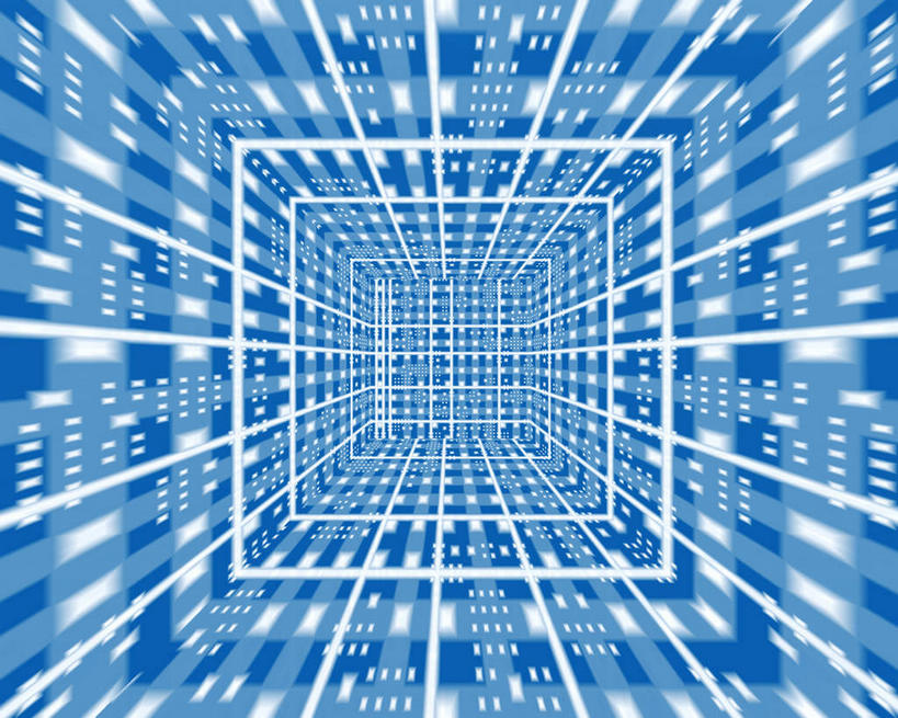 无人,横图,插画,室内,白天,正面,抽象,数码,科技,阴影,网络,方形,高光,几何,计算机图形,合成,图画,画,蓝色,夸张,电脑合成图,数码合成图,特效,漫画,深奥,彩图