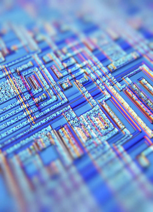 无人,竖图,俯视,插画,室内,特写,白天,数码,科技,阴影,朦胧,模糊,网络,电路板,高光,几何,计算机图形,合成,图画,画,蓝色,工业,芯片,电子工业,电脑合成图,数码合成图,漫画,写实,具体,具象,产业,彩图,高角度拍摄