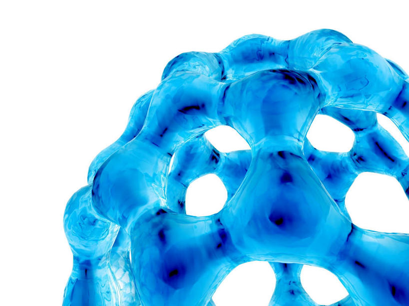 无人,横图,插画,室内,特写,白天,白色背景,正面,数码,分子,科技,阴影,发光,网络,化学,高光,几何,计算机图形,合成,图画,画,球,红色,模型,球体,生物,电脑合成图,数码合成图,原子,漫画,物理,写实,具体,具象,布基球,足球烯,模子,彩图