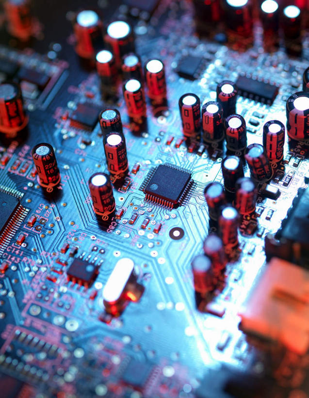 无人,竖图,俯视,室内,特写,白天,零件,静物,阴影,光线,电路板,影子,灯光,工业,电子工业,产业,彩图,高角度拍摄