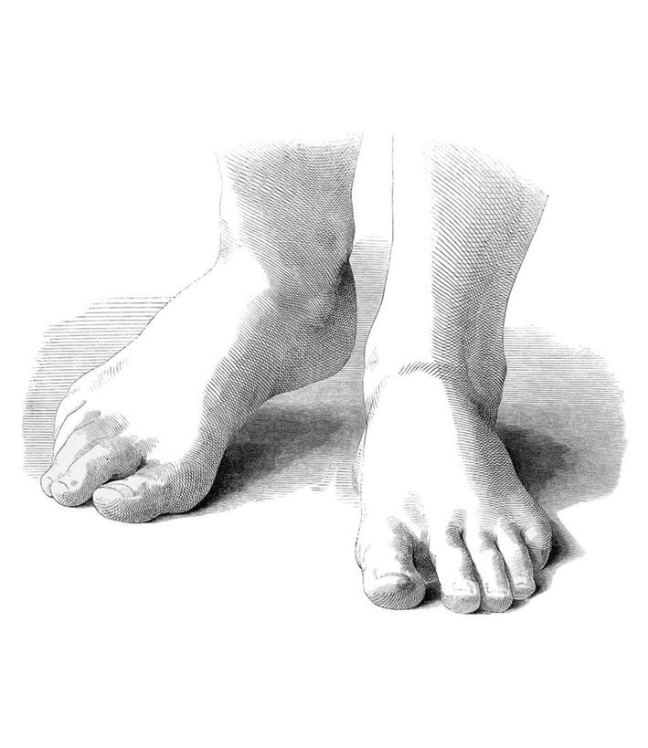 腿部,脚,脚趾,脚趾甲,腿,无人,竖图,黑白,插画,室内,白天,白色背景,正面,数码,科技,阴影,网络,高光,几何,计算机图形,合成,图画,画,灰色,模型,两只,躯干,电脑合成图,数码合成图,漫画,写实,具体,具象,躯体,模子,脚指甲,半身