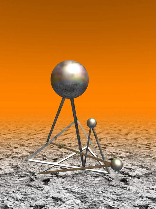 无人,竖图,室内,特写,白天,正面,抽象,数码,科技,石头,阴影,黄色背景,透明,反射,网络,三角形,石子,支架,高光,几何,计算机图形,合成,三个,框架,球体,夸张,支撑,明亮,电脑合成图,数码合成图,三维,深奥,三维图形,石块,岩石,彩图