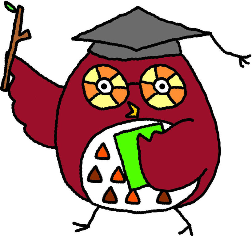 无人,站,横图,插画,室内,白天,白色背景,正面,数码,科技,猫头鹰,鸟,阴影,网络,鸟类,数字,高光,几何,计算机图形,拿,合成,图画,拿着,画,一只,红色,站着,电脑合成图,数码合成图,博士帽,漫画,写实,具体,具象,站立,彩图,全身