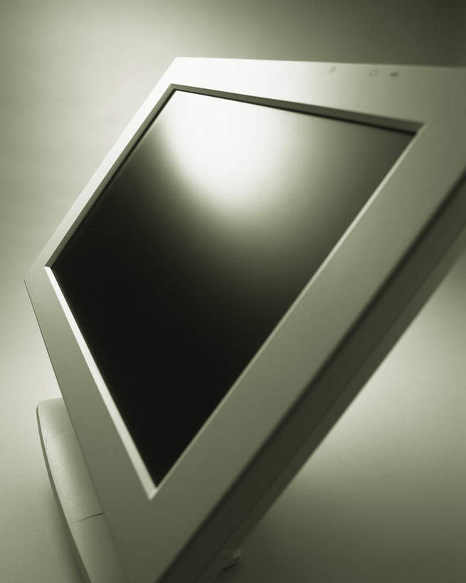 无人,竖图,俯视,室内,特写,白天,显示器,静物,灰色背景,屏幕,显示屏,一个,摄影,影棚,单个,输出设备,彩图,高角度拍摄,影棚拍摄,拍摄