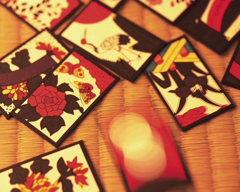 无人,横图,俯视,室内,特写,白天,静物,许多,朦胧,模糊,日本文化,散落,图案,图片,席子,榻榻米,文化,卡片,卡,草席,东亚文化,彩图,高角度拍摄,传统文化