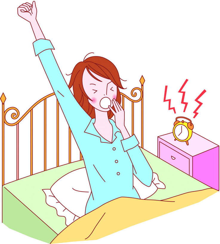 一个人,无人,坐,举,竖图,俯视,插画,室内,白天,白色背景,数码,科技,床,闹钟,仅一个年轻女性,仅一个女性,仅一个人,阴影,睡衣,时间,网络,时钟,床单,高光,几何,计算机图形,合成,计时,图画,被子,伸懒腰,画,床头柜,钟表,托,张嘴,表,单人床,电脑合成图,数码合成图,哈欠,被单,漫画,张大嘴巴,写实,具体,具象,懒腰,寝衣,年轻女性,女人,女性,钟,张开嘴,举起,举手,举着,向上举,向上伸,向上托,坐着,半身,彩图,高角度拍摄