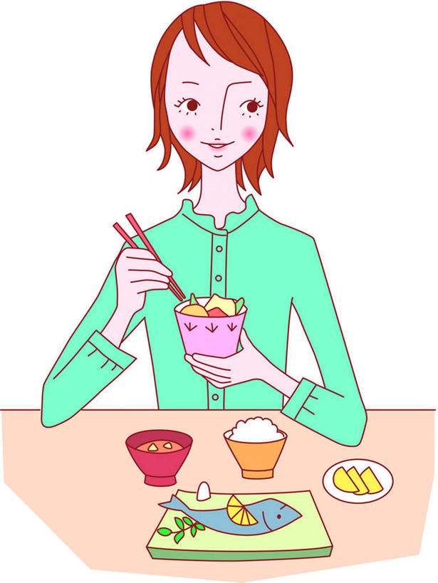 米饭,东方人,一个人,无人,坐,竖图,插画,室内,白天,白色背景,正面,数码,科技,筷子,柑橘,水果,亚洲,仅一个年轻女性,仅一个女性,仅一个人,握,阴影,服装,新鲜,网络,鱼,生食,食品,果实,菜,饭,高光,几何,计算机图形,拿,合成,图画,拿着,注视,休闲装,黄种人,画,食物,衣服,碗,观察,看,休闲,休闲服,握着,服饰,有机食品,绿色食品,观看,电脑合成图,数码合成图,五谷,察看,关注,漫画,写实,具体,具象,年轻女性,女人,女性,亚洲人,橘子,桔子,橙子,橙,坐着,半身,彩图