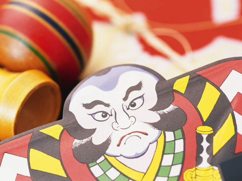 无人,横图,俯视,室内,特写,白天,游戏,静物,日本,亚洲,玩,娱乐,一个,红色,休闲,单个,活动,发泄,消遣,智力,东亚,日本国,剑玉,日月球,宣泄,剑球,杯球,玩耍,嬉戏,彩图,高角度拍摄