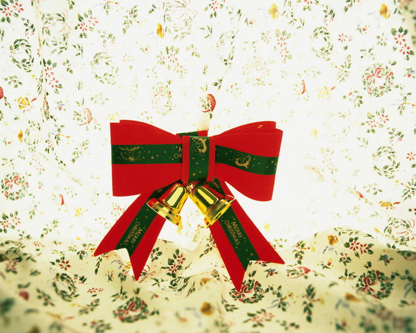 无人,横图,室内,特写,白天,白色背景,正面,静物,圣诞节,花纹,节日,庆祝,布,铃铛,文化,蝴蝶结,庆典,摄影,影棚,纪念,彩图,影棚拍摄,拍摄