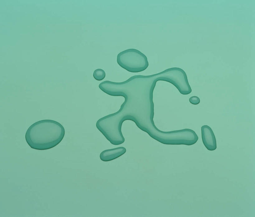 一个人,无人,横图,俯视,室内,特写,白天,足球,水,仅一个人,绿色背景,花纹,条纹,新鲜,艺术,空间,纹路,液体,斑点,水滴,足球装备,运动器械,画,一个,绿色,踢球,健身器械,摄影,影棚,单个,青春,生命,创作,和平,健身器材,安详,想象,蹴鞠,冷色,足球运动,彩图,高角度拍摄,全身,影棚拍摄,拍摄,运动器材