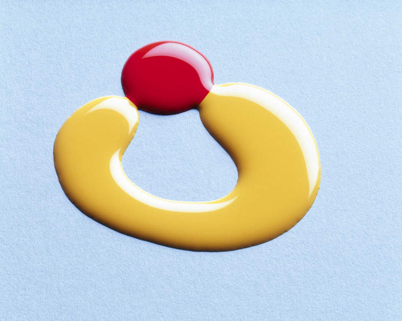 无人,横图,俯视,室内,特写,白天,爱情,连接,阴影,花纹,灰色背景,条纹,弯曲,艺术,光线,空间,纹路,液体,影子,斑点,圆圈,两滴,浪漫,画,装饰品,一个,黄色,红色,阳光,戒指,饰品,首饰,恩爱,摄影,影棚,单个,颜料,信物,涂料,水彩,权利,创作,融合,想象,手饰,彩图,高角度拍摄,影棚拍摄,拍摄