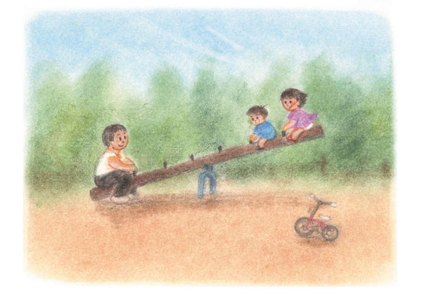 东方人,无人,横图,插画,室内,白天,白色背景,正面,纯洁,数码,科技,植物,自行车,亚洲,一辆,阴影,服装,网络,高光,几何,计算机图形,合成,图画,休闲装,黄种人,车,脚踏车,画,树,树木,衣服,蓝色,绿色,蓝天,天空,自然,交通工具,天,休闲,休闲服,跷跷板,可爱,童年,童趣,服饰,生长,晴朗,成长,电脑合成图,数码合成图,漫画,童真,烂漫,无邪,万里无云,写实,具体,具象,天真,亚洲人,晴空,晴空万里,彩图,全身