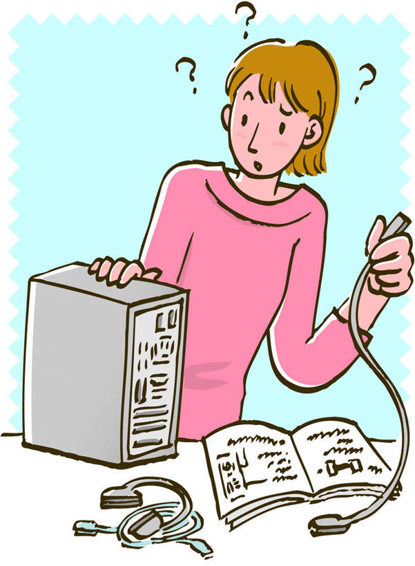 西方人,头发,一个人,无人,站,笑,摸,微笑,露齿笑,竖图,插画,室内,白天,正面,电脑,数码,科技,桌子,欧洲,欧洲人,仅一个年轻女性,仅一个女性,仅一个人,抚摸,握,阴影,网络,材料,档案,文件,办公桌,墙,高光,几何,计算机图形,拿,合成,线路,图画,拿着,注视,输入设备,通讯设备,开关,墙壁,墙面,画,黄色,绿色,按钮,资料,低头,观察,看,站着,台式电脑,握着,观看,疑问,一台,光驱,主机,电脑合成图,数码合成图,察看,问号,机箱,关注,文档,通信设备,困惑,漫画,光盘驱动器,写实,具体,具象,年轻女性,女人,女性,白种人,触摸,接触,站立,半身,彩图