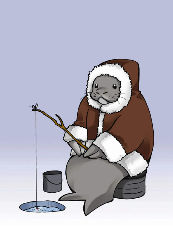 无人,坐,竖图,插画,室内,白天,正面,垂钓,数码,科技,哺乳动物,海豹,野生动物,钓鱼竿,握,阴影,灰色背景,网络,水桶,桶,高光,几何,计算机图形,拿,合成,图画,拿着,画,一只,动物,容器,可爱,握着,活泼,储藏,渔具,电脑合成图,数码合成图,储存,漫画,写实,具体,具象,钓竿,鱼竿,坐着,彩图,全身,钓鱼,贮存,垂纶