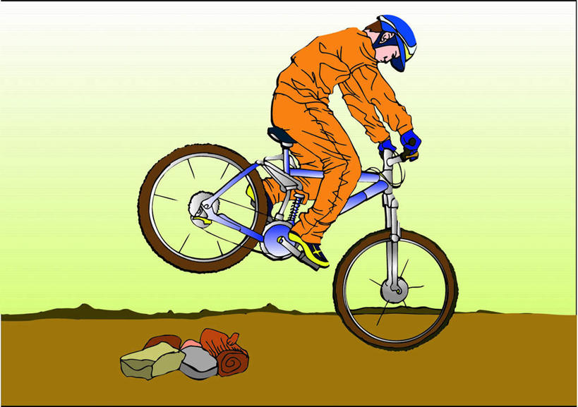 西方人,一个人,无人,运动员,横图,插画,室内,白天,侧面,数码,科技,礁石,石头,自行车,欧洲,欧洲人,仅一个男性,仅一个人,阴影,黄色背景,网络,石子,高光,几何,计算机图形,合成,图画,车,脚踏车,画,仅一个年轻男性,交通工具,电脑合成图,数码合成图,漫画,写实,具体,具象,竞赛,男人,男性,年轻男性,白种人,礁,石块,岩石,体育运动员,运动选手,彩图,全身,歌舞伎