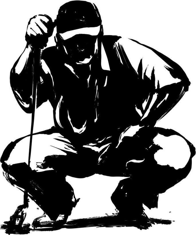 东方人,一个人,无人,蹲,竖图,黑白,室内,白天,白色背景,正面,运动服,锻炼,运动,数码,科技,帽子,亚洲,仅一个男性,仅一个人,握,阴影,服装,艺术,网络,高尔夫,高光,几何,计算机图形,合成,注视,黄种人,文化,运动帽,仅一个年轻男性,衣服,观察,看,鸭舌帽,握着,服饰,观看,电脑合成图,数码合成图,察看,高尔夫球杆,衣着,穿着,关注,素描,高尔夫运动,高尔夫球具,写实,具体,具象,衣饰,体育,男人,男性,年轻男性,亚洲人,蹲着,全身,健身,钢笔画,运动装