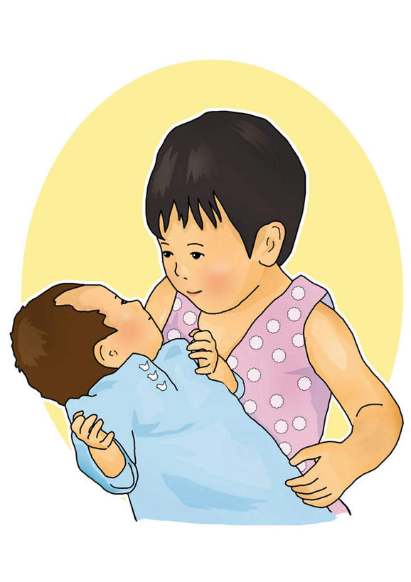 东方人,婴儿,儿童,无人,两个人,站,抱,竖图,插画,室内,白天,白色背景,正面,纯洁,数码,科技,亚洲,阴影,服装,网络,圆形,圆,高光,几何,计算机图形,合成,图画,注视,休闲装,黄种人,姐姐,相视,画,小孩,衣服,黄色,观察,看,站着,休闲,面对面,休闲服,可爱,服饰,活泼,抱着,观看,对视,电脑合成图,数码合成图,察看,搂着,关注,宝宝,相对,弟弟,漫画,纯真,烂漫,无邪,相看,写实,具体,具象,伶俐,天真,男孩,男人,男性,女孩,女人,女性,亚洲人,孩子,怀抱,搂,搂抱,相抱,拥抱,站立,半身,彩图,男生,女生