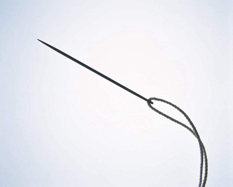 无人,横图,俯视,室内,特写,白天,白色背景,静物,一根,朦胧,模糊,线,背光,针,刺,摄影,影棚,缝纫,绣,针织,逆光,彩图,高角度拍摄,影棚拍摄,拍摄