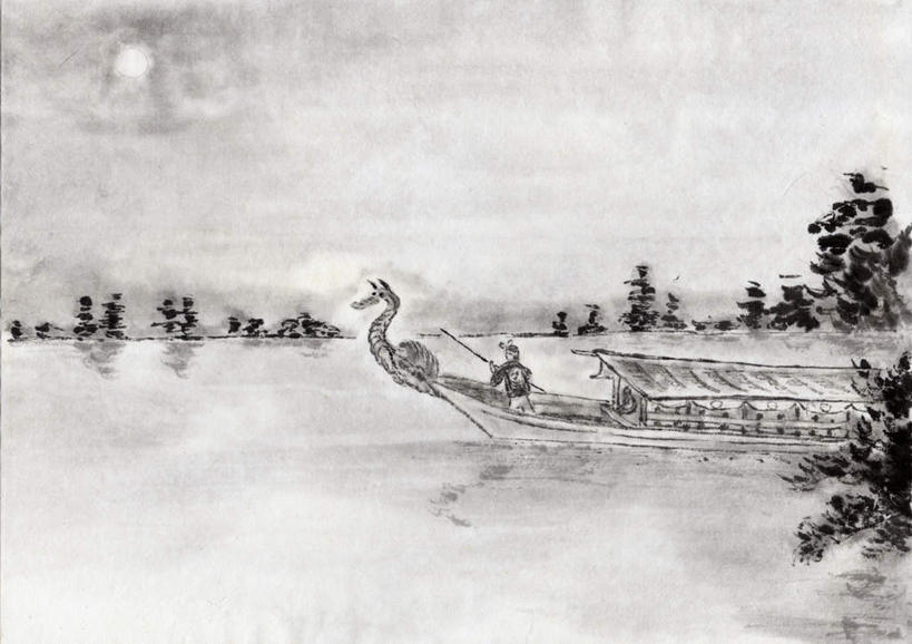 东方人,一个人,无人,坐,横图,黑白,室内,白天,侧面,绘画,河流,美景,树林,水,太阳,植物,船,亚洲,仅一个男性,仅一个人,许多,握,艺术,河水,景观,水流,木船,古典,拿,拿着,注视,黄种人,文化,树,树木,仅一个年轻男性,绿色,自然,工艺品,交通工具,观察,看,品味,景色,握着,龙舟,生长,成长,观看,美术,察看,高雅,舟,关注,自然风光,载具,国画,水墨画,美学,水墨,男人,男性,年轻男性,亚洲人,坐着,全身